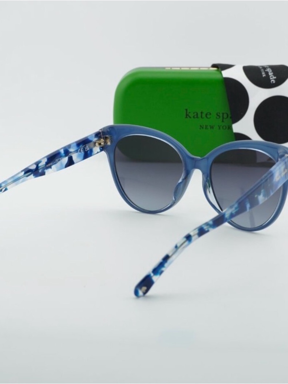 Kate Spade Blue Gradient Cat-Eye Sunglasses - Picture 4 of 5